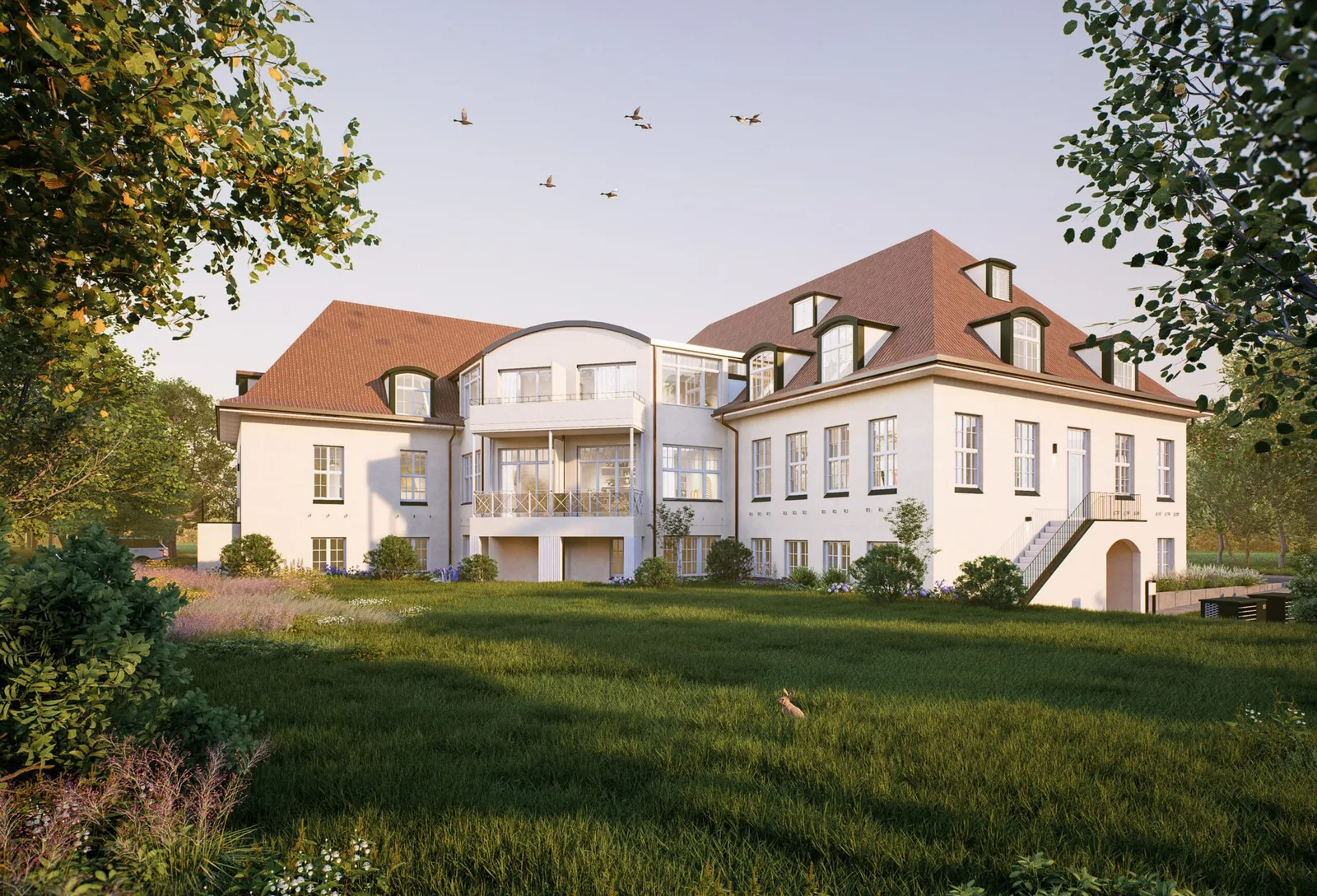 Parkvilla Großhansdorf — denkmalgeschützte, kernsanierte Villa im Grünen.